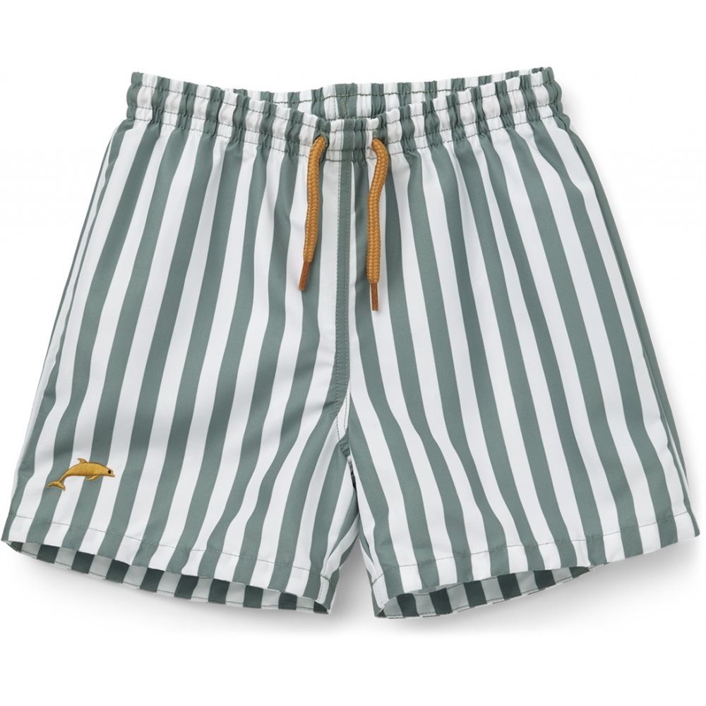 Duke board shorts stripe peppermint/white