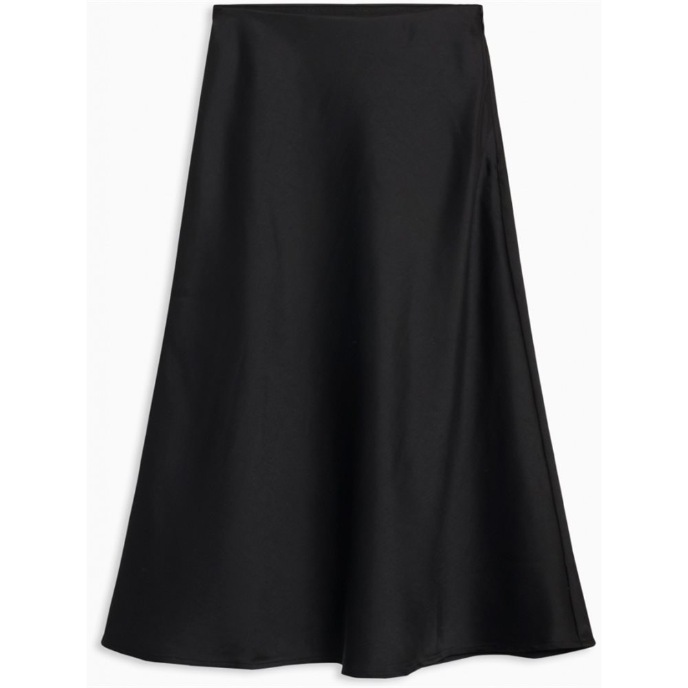 Didem Satin Skirt black
