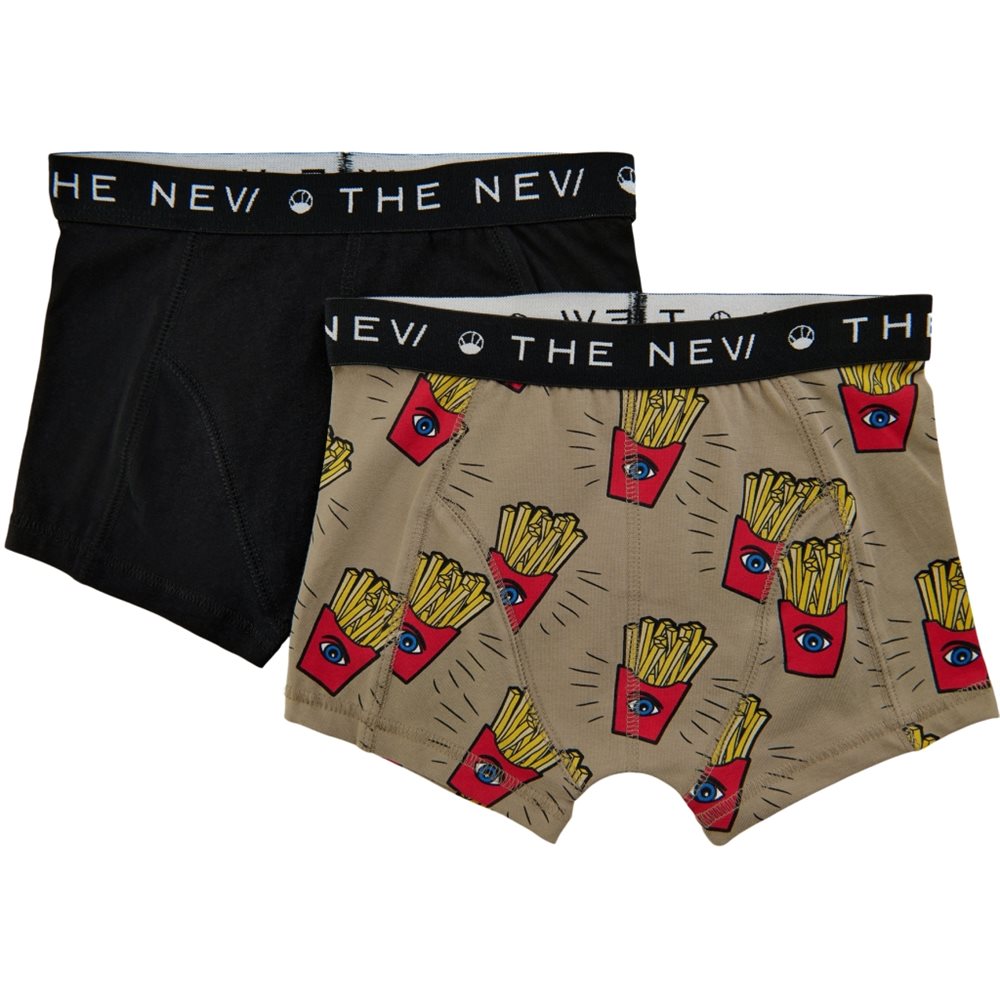 THE NEW BOXERS 2-PACK Greige