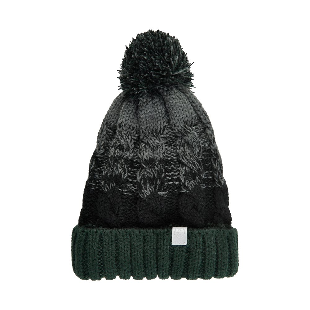 Hat, melange knit, waterproof Cilantro