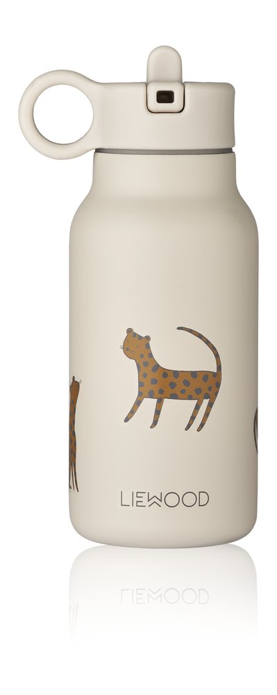 Falk water bottle 250 ml Leopard Sandy