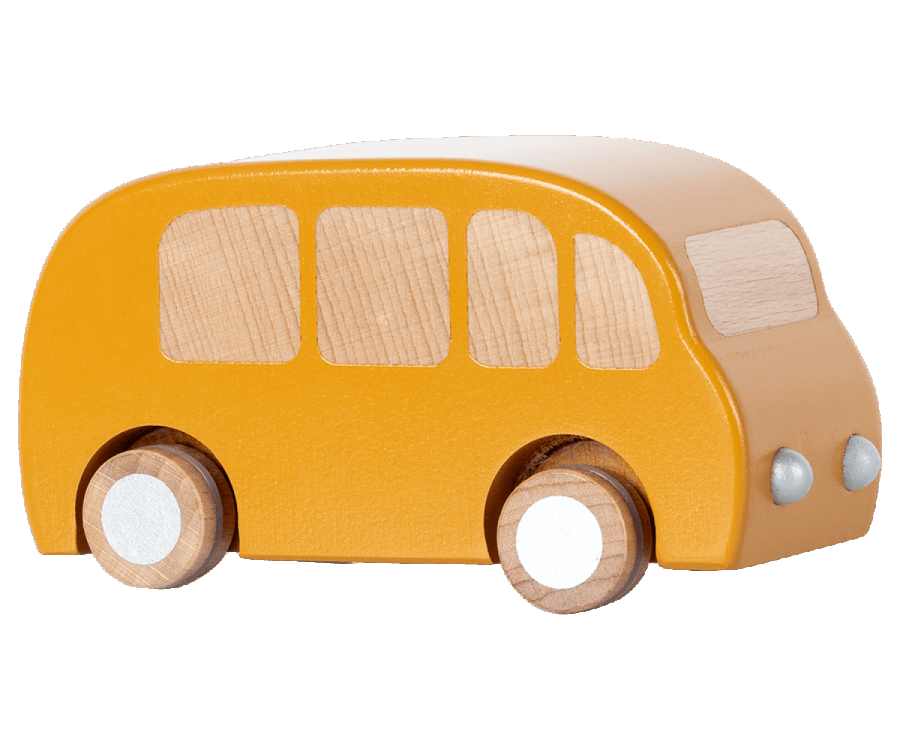 Wooden bus Yellow