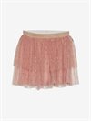 Skirt W Structure Dusty Pink