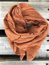 scarf / snutte / filt rost 70x70cm